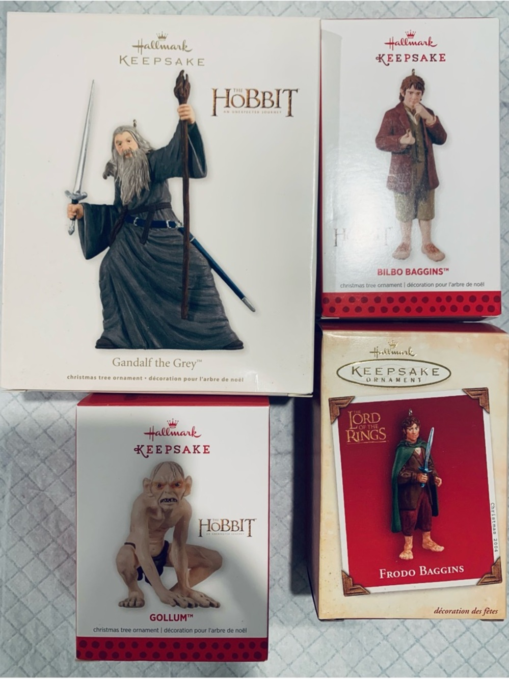 NEW Hallmark Lord of the Rings Ornaments